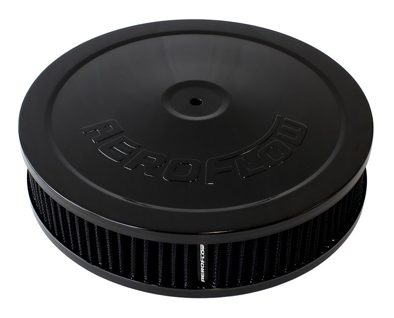 AF2251-1110 - Black Air Filter Assembly 9" x 2", 5-1/8" neck, black washable cotton element