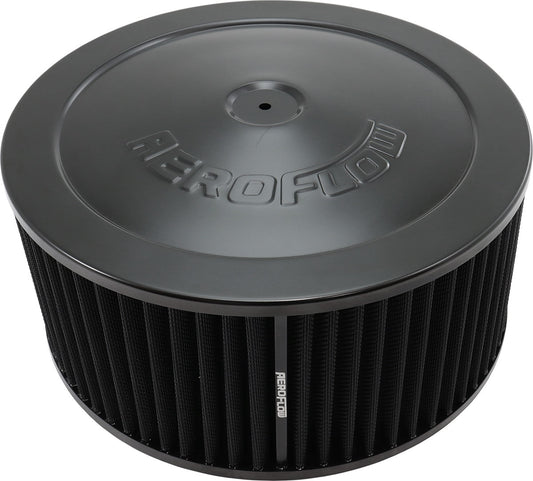 AF2251-1190 - 11" X 5" AIR CLEANER ASSY 5-1/8" FLAT BASE BLACK, COTTON