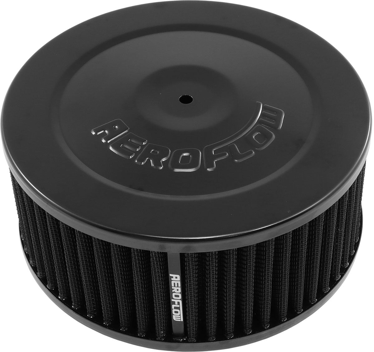 AF2251-1330 - 7" X 3" AIR CLEANER ASSY 5-1/8" FLAT BASE BLACK, COTTON