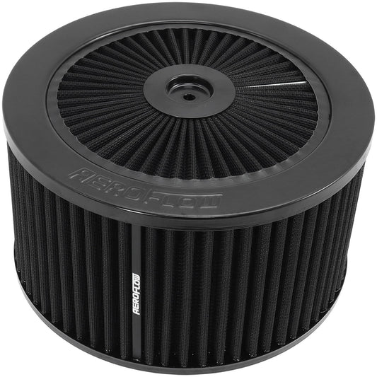 AF2251-1375 - 9" X 5" FULL FLOW AIR CLEANERASSEMBLY 5-1/8" BLACK COTTON