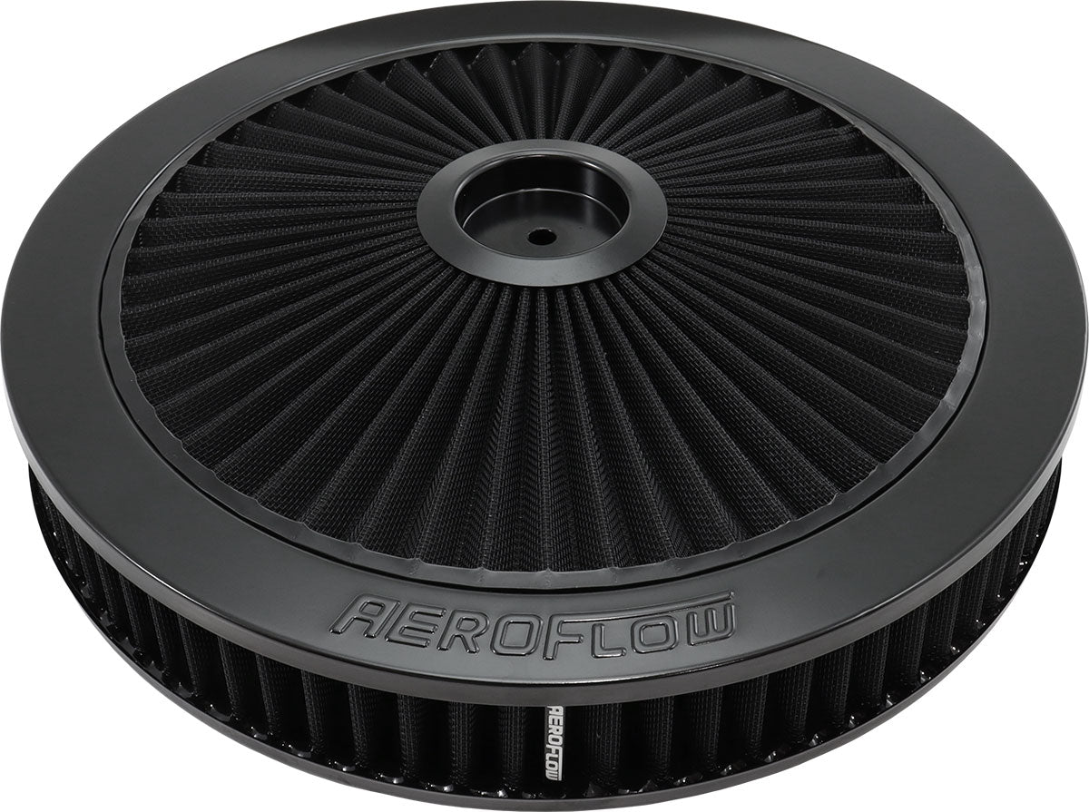AF2251-3030 - 14" x 2-1/8 FULL FLOW ASSEMBLY5-1/8" FLAT BASE BLACK