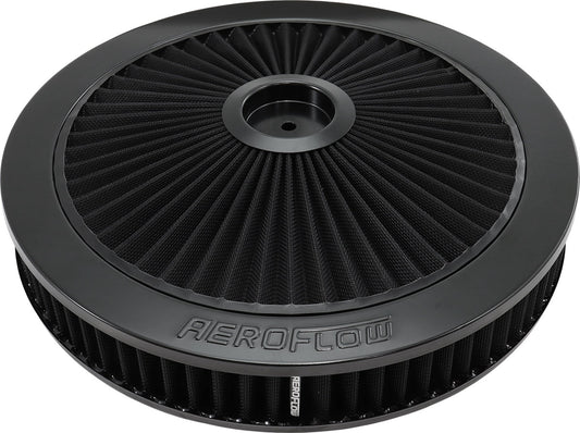 AF2251-3030 - 14" x 2-1/8 FULL FLOW ASSEMBLY5-1/8" FLAT BASE BLACK