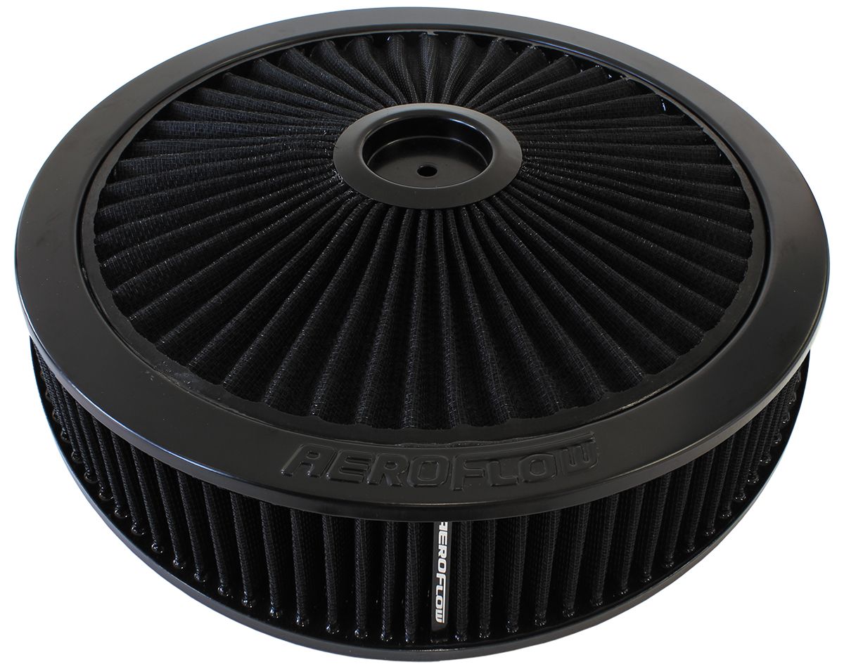 AF2251-3080 - Black Full Flow 14" x 4" Air Filter Assembly