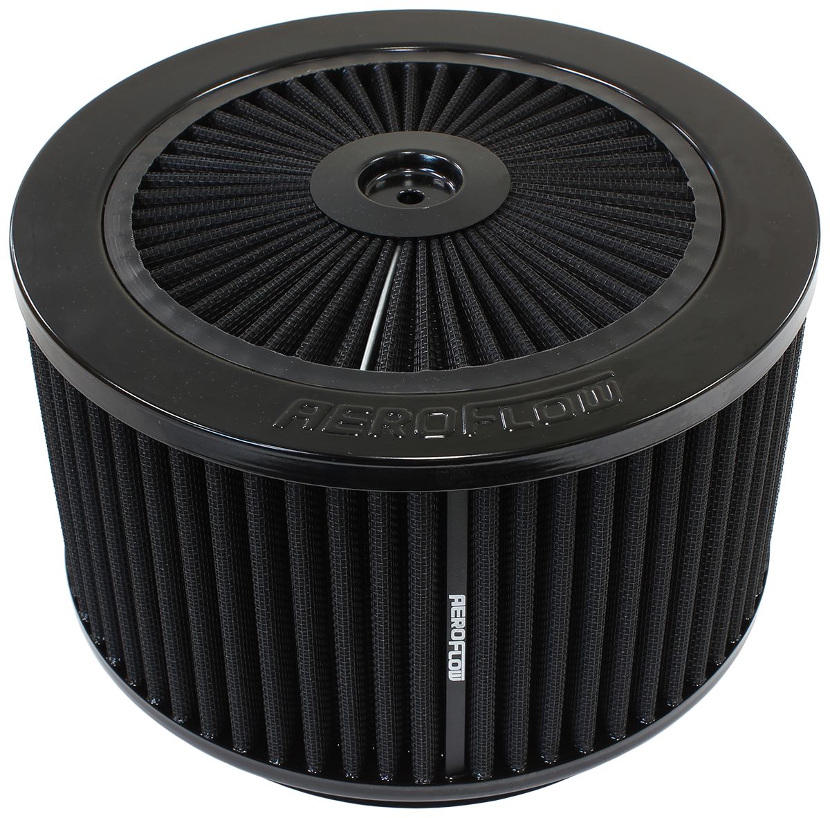 AF2251-3155  - Black Full Flow Air Filter Assembly 9" x 5", 7-5/16" neck,Flat Base with black washable cotton element