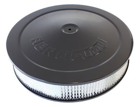 AF2256-1280 - 14" X 3" AIR CLEANER ASSY 5-1/8" DROP BASE BLACK, PAPER