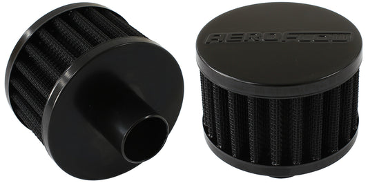 AF2271-1170 - 1" PUSH IN BREATHER FILTER 3" O.D,2" H, BLACK TOP
