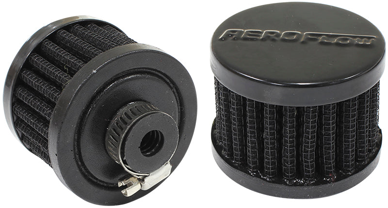 AF2271-1320 - 3/8" UNIV CLAMP ON FILTER 2" O.D,1-1/2" H, BLACK TOP