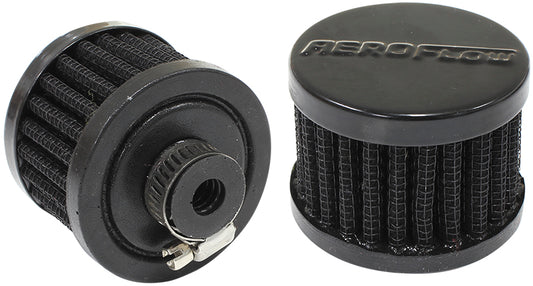 AF2271-1320 - 3/8" UNIV CLAMP ON FILTER 2" O.D,1-1/2" H, BLACK TOP