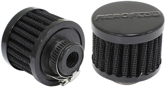 AF2271-1330 - 1/2" UNIV CLAMP ON FILTER 2" O.D,1-1/2" H,BLACK TOP