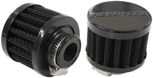 AF2271-1340 - 5/8" UNIV CLAMP ON FILTER 2" O.D,1-1/2" H,BLACK TOP