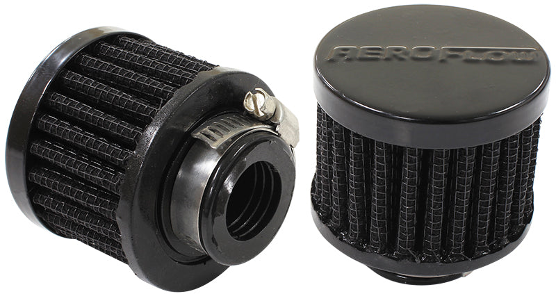 AF2271-1360 - 3/4" UNIV CLAMP ON FILTER 2" O.D,1-1/2" H,BLACK TOP