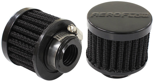 AF2271-1360 - 3/4" UNIV CLAMP ON FILTER 2" O.D,1-1/2" H,BLACK TOP