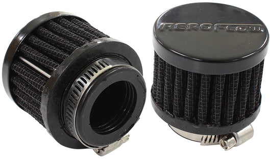 AF2271-1370 - 1" UNIV CLAMP ON FILTER 2" O.D,1-1/2" H, BLACK TOP