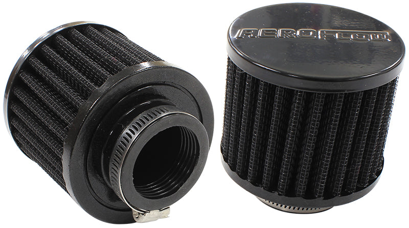 AF2271-1440 - 1-3/8" UNIV CLAMP ON FILTER 3" O.D,2-1/2" H, BLACK TOP