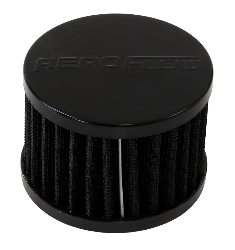 AF2271-1460 - 1-1/2" UNIV CLAMP ON FILTER 3" O.D,2-1/2" H, BLACK TOP