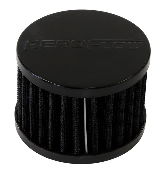 AF2271-1460 - 1-1/2" UNIV CLAMP ON FILTER 3" O.D,2-1/2" H, BLACK TOP