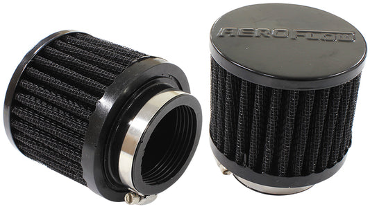 AF2271-1480 - 1-3/4" UNIV CLAMP ON FILTER 3" O.D,2-1/2" H, BLACK TOP
