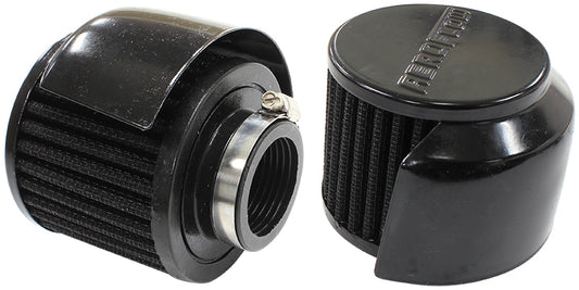 AF2271-1513 - 1-3/8" BREATHER FILTER WITH SHIELD 3"O.D,2-1/2"H BLACK TOP