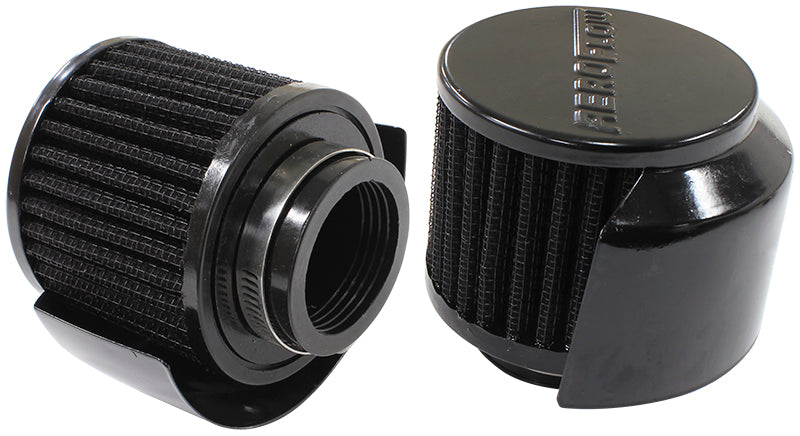 AF2271-1514 - 1-1/2" BREATHER FILTER WITH SHIELD 3"O.D,2-1/2"H BLACK TOP