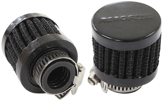 AF2271-2480 - 9/16" UNIV CLAMP ON FILTER 1-3/8" O.D,1-1/8" H,BLACK TOP