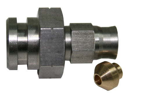 AF232-03 - FEMALE INVERTED FLARE 17MM HEXWITH RET CLIP RECESS M10 X1.25