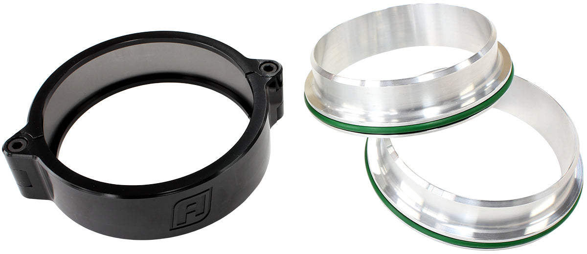 AF25-2500BLK - 2.5" BILLET INTERCOOLER CLAMPSQUICK CONNECT BLACK CLAMP