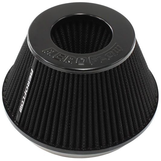 AF2711-1009 - 6" CLAMP-ON TAPERED FILTER 7.6 / 4.7" O.D, 4" HIGH BLACK