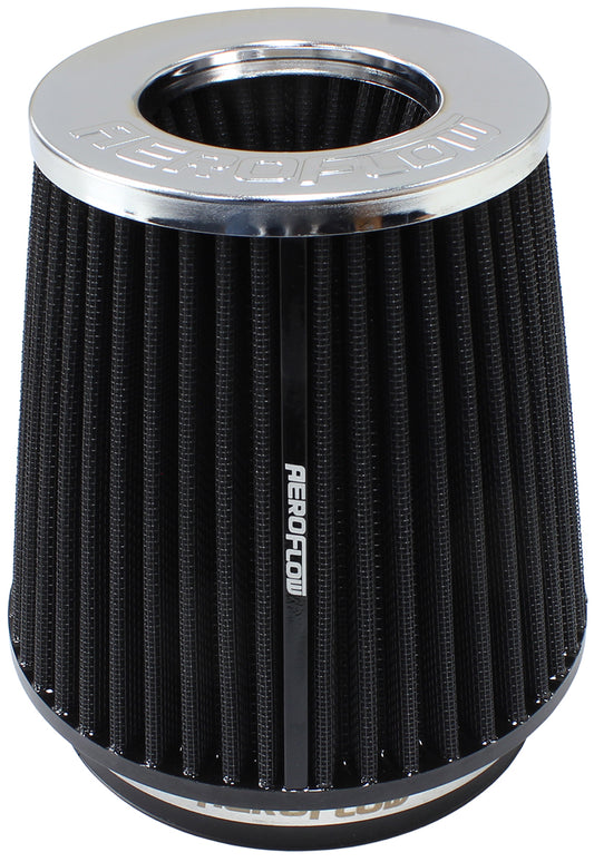 AF2811-2800 - 5" CLAMP-ON INV TAPERED FILTER4.5 / 6.5 O.D, 6" H CHROME