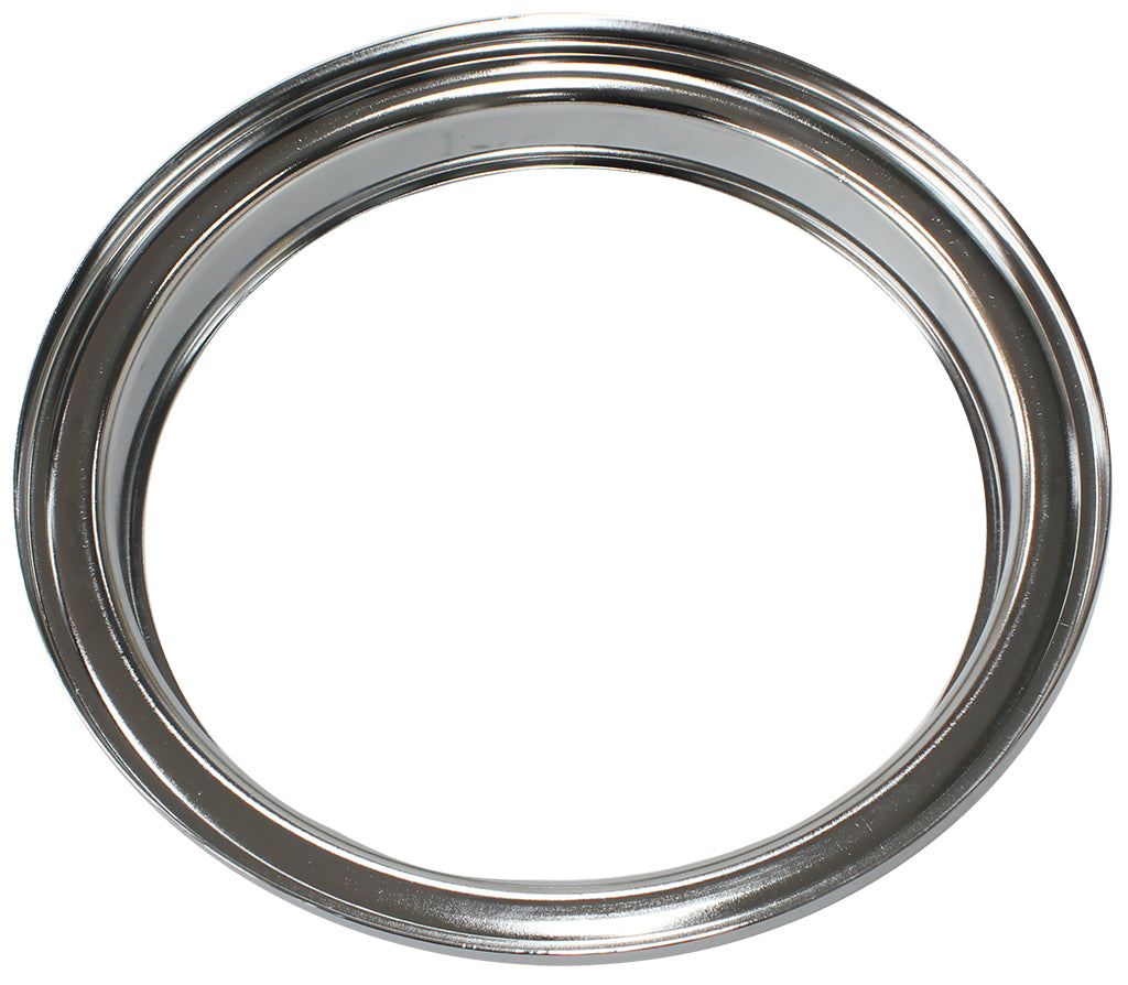 AF2851-0955 - 9" AIR CLEANER BASE ONLY FLAT BASE CHROME 7-5/16"