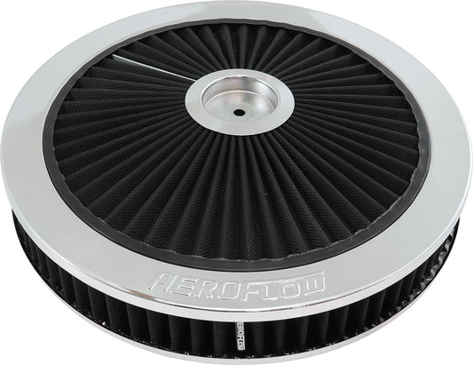 AF2851-3030 - 14" x 2-1/8 FULL FLOW ASSEMBLY5-1/8" FLAT BASE CHROME