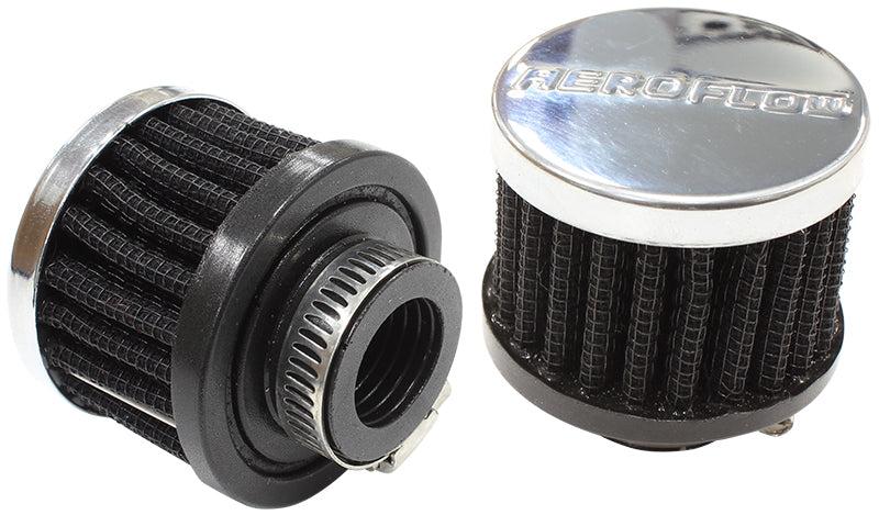 AF2871-1360 - 3/4" UNIV CLAMP ON FILTER 2" O.D,1-1/2" H,CHROME TOP