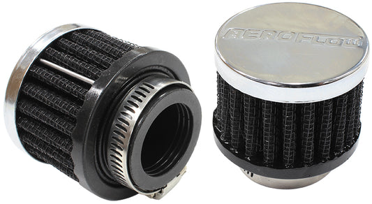 AF2871-1370 - 1" UNIV CLAMP ON FILTER 2" O.D,1-1/2" H,CHROME TOP