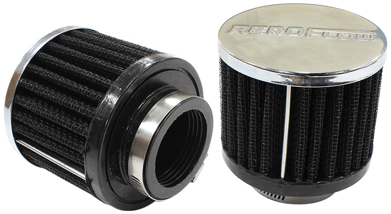 AF2871-1460 - 1-1/2" UNIV CLAMP ON FILTER 3" O.D,2-1/2" H,CHROME TOP