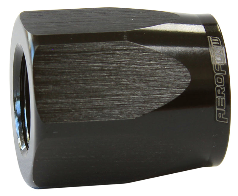 AF298-06DBLK - HOSE END SOCKET ALLOY -6AN BLACK SUIT BRAIDED HOSE