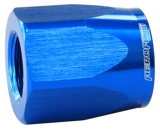 AF298-20DBL - HOSE END SOCKET ALLOY -20AN BLUE SUIT BRAIDED HOSE
