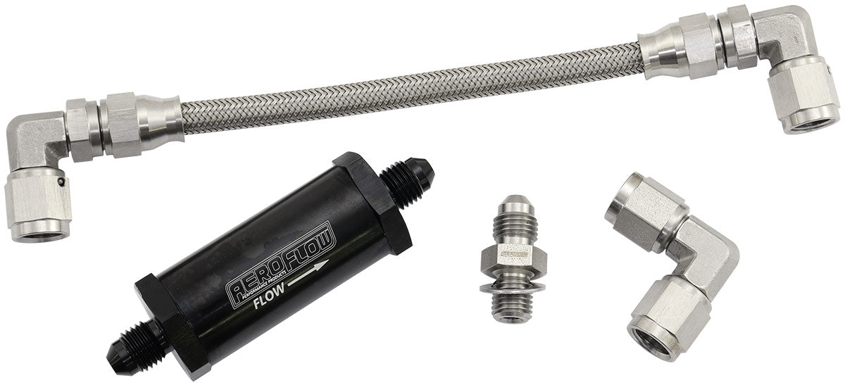 AF30-1006 - 4G63 TURBO OIL LINE FEED KIT MITSUBISHI EVO 4-9