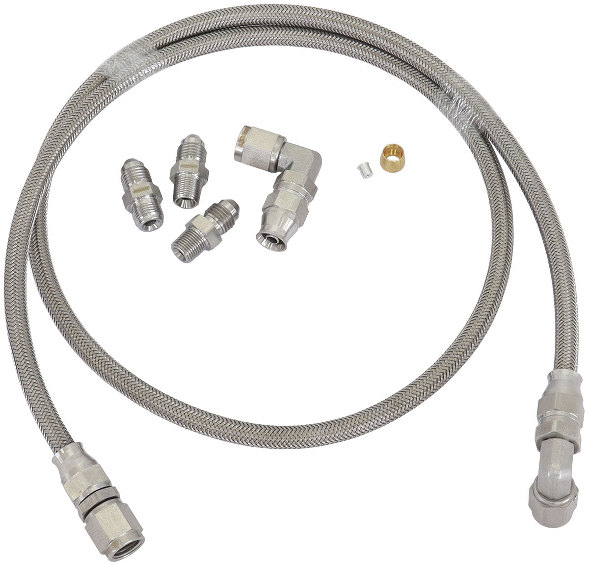AF30-1011 - UNIVERSAL TURBO OIL FEED LINE -4AN LINE KIT NPT/BSP 1 METRE