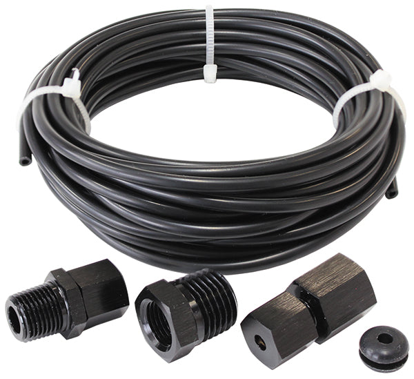 AF30-3000BLK - 12-FT NYLON TUBING 1/8" DIA INCLUDES FITTINGS