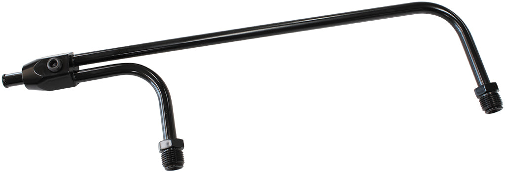 AF30-4150BLK - BLACK FUEL RAIL 9-5/16" B/C 4150 DOUBLE PUMPER 3/8"