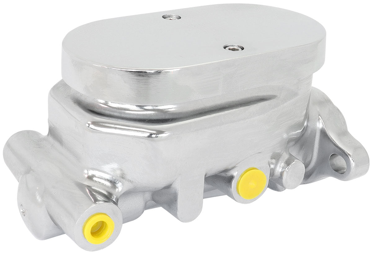 AF300-150 - BRAKE MASTER CYLINDER 1" BORE CAST ALUMINIUM CHROME SMOOTH