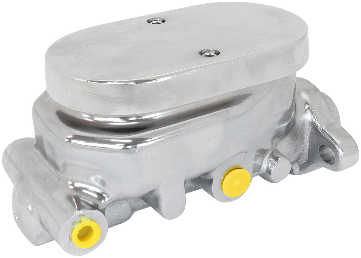 AF300-151 - BRAKE MASTER CYLINDER 1-1/8" BORE CAST ALUMIN CHROME SMOOTH