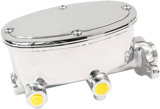 AF300-161 - BRAKE TANDEM MASTER CYLINDER 1-1/8" BORE CAST ALUMIN CHROME