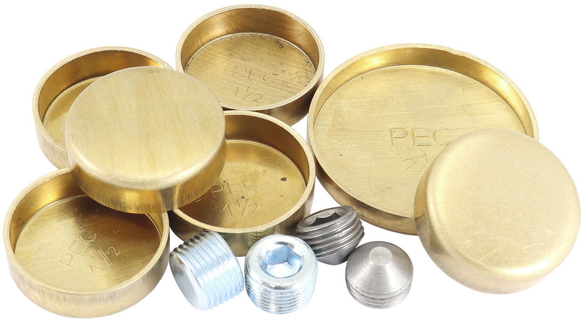 AF3000-1001 - SBF 351C WELSH PLUG KIT FORD 351 CLEVELAND BRASS