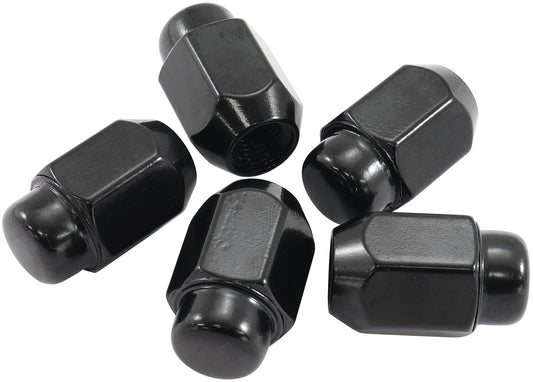 AF3025-2000 - M12 X 1.25mm ACORN MEDIUM CLOSED WHEEL NUTS BLACK (5)