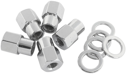 AF3035-6000 - 0.550 SHANK OPEN NUTS M12x1.25CHROME M12 x 1.25mm WHEEL (5)