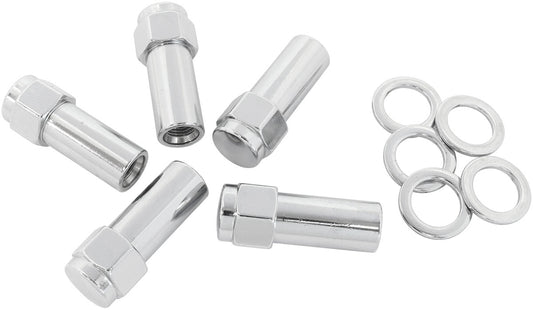 AF3042-9000 - 1.38 SHANK CLOSED NUTS 1/2 CHROME 1/2-20" WHEEL (5)