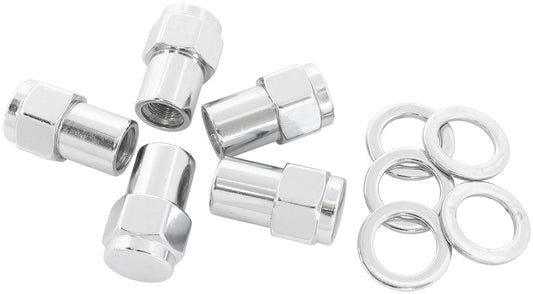 AF3045-6000 - 0.550 SHANK CLOSED NUTS M12 x 1.25mm CHROME WHEEL (5)