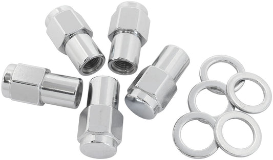 AF3046-7000 - 0.750 SHANK CLOSED NUTS M12 x 1.50mm CHROME WHEEL (5)