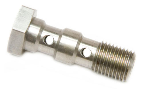 AF305-03 - DOUBLE BANJO BOLT 3/8 X24 STAINLESS 31MM LONG