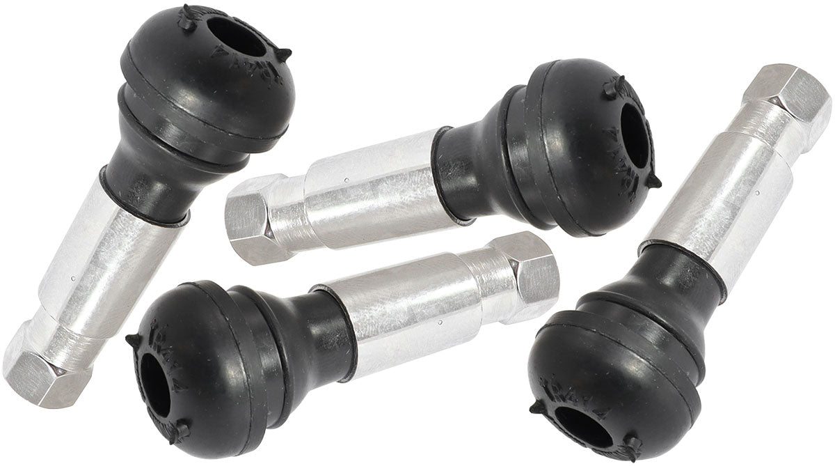 AF3060-0008 - RUBBER PULL THRU VALVE STEMS 4 PACK CHROME 7/16" HOLE